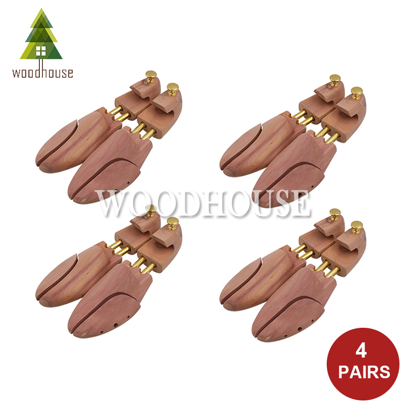 Shoe Tree Cedar - Confezione da 4 alberi per scarpe